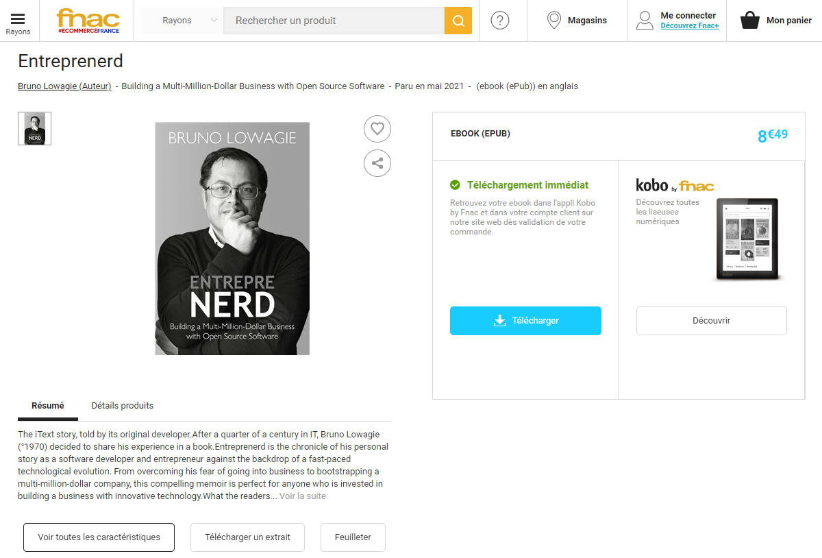 Entreprenerd on FNAC