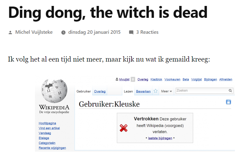 Ding Dong The witch is dead